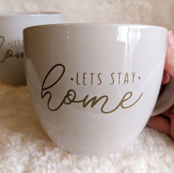 "Let's Stay Home" Mug - Picture 1 of 1